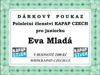 Dárkový poukaz: Členství KAPAP na pololetí (teenager)